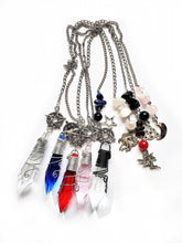 Load image into Gallery viewer, Crystal Wire Wrapped Spiritual Divination Pendulums - The Stormy Cauldron
