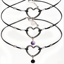 Load image into Gallery viewer, Heart Drop Choker - The Stormy Cauldron
