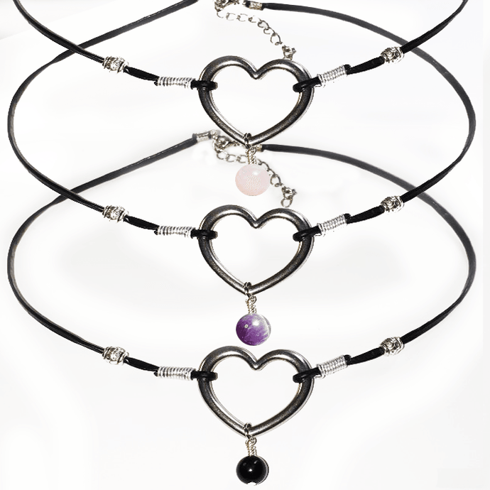 Heart Drop Choker - The Stormy Cauldron