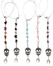 Load image into Gallery viewer, Skull Crystal Car Charms - The Stormy Cauldron
