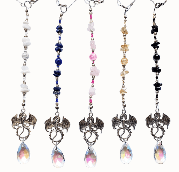 Dragon Crystal Car Charms - The Stormy Cauldron