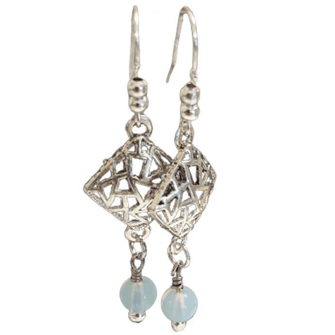 Opalite Drop Earrings - The Stormy Cauldron