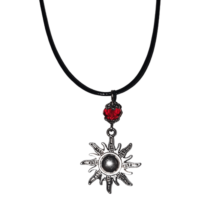 Bead And Pendant Necklace - Sun - The Stormy Cauldron