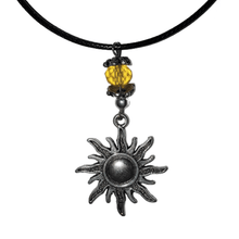 Load image into Gallery viewer, Bead And Pendant Necklace - Sun - The Stormy Cauldron
